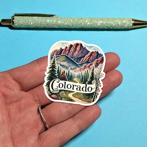 Colorado Reiseaufkleber - Aquarell Koffer Aufkleber für Gepäck, Laptops - Reisegeschenk