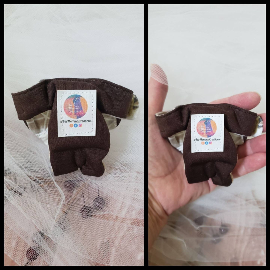 Squirrel Marmoset Capuchin Kitten XXS Tiny Diaper Incontinence