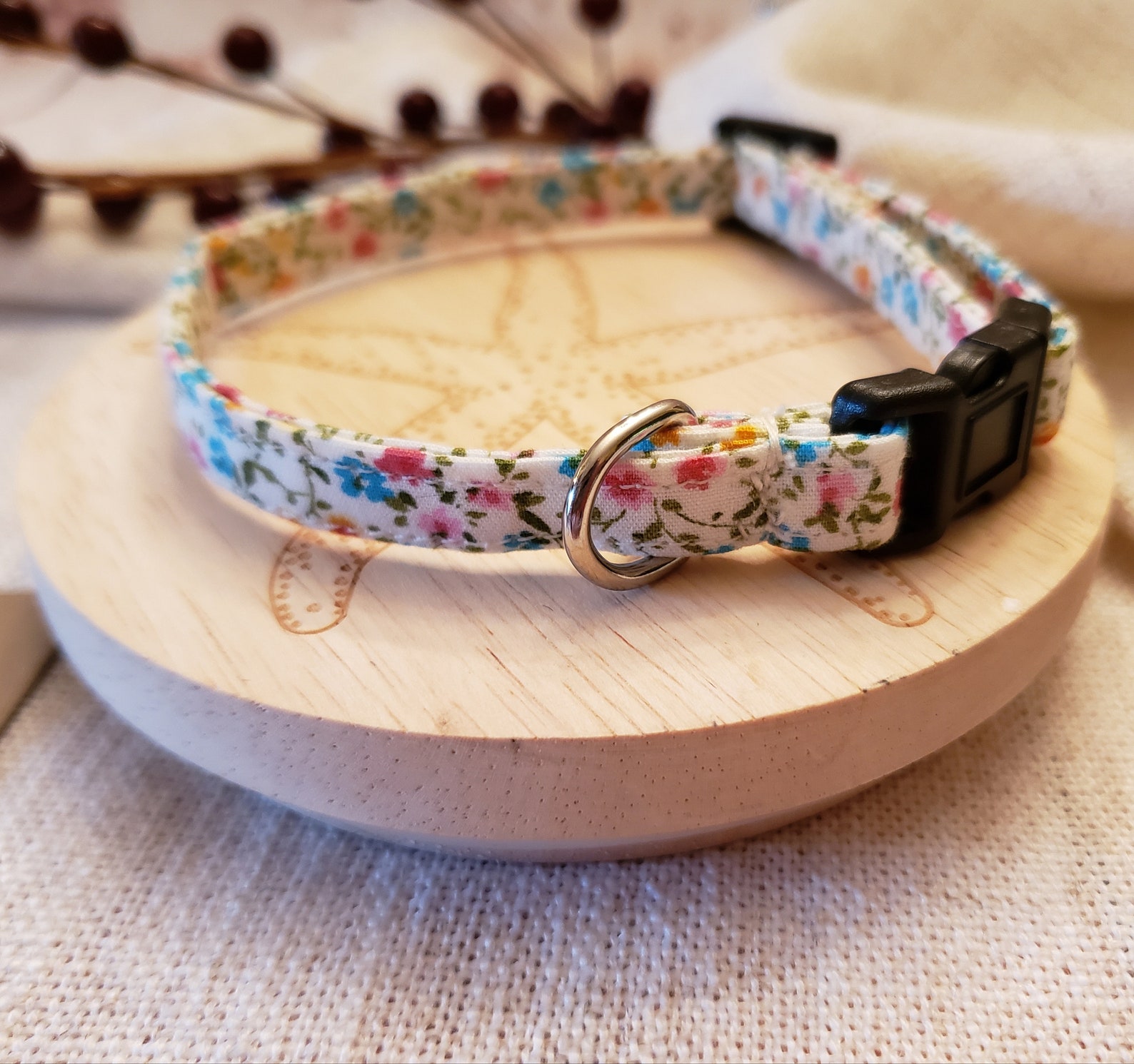 Kitty Cool Cat Meow Collar Neckwear 3/8 Pet Adjustable Etsy