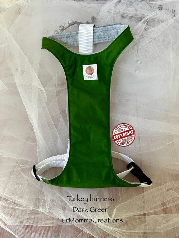 Turkey Harness handmade: Adjustable Duck Pet Harness, USA Made