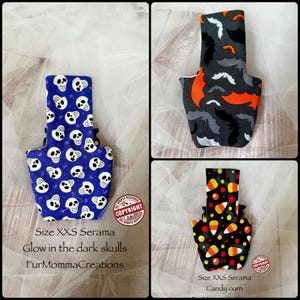 XXS Serama Kikiriki Pocket Chicken Diaper Nappy Adjustable suspender waterproof pouch Stylish prints House Chicken Care Farm House USA made
