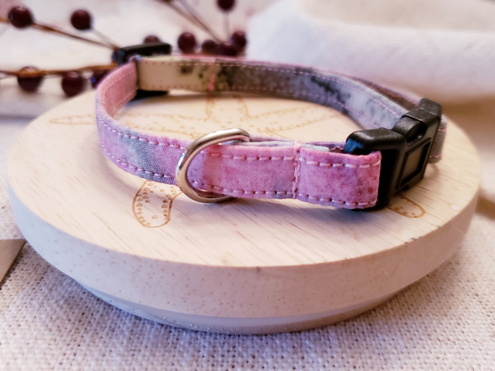 Kitty Cool Cat Meow Collar Neckwear 3/8 Pet Adjustable Etsy