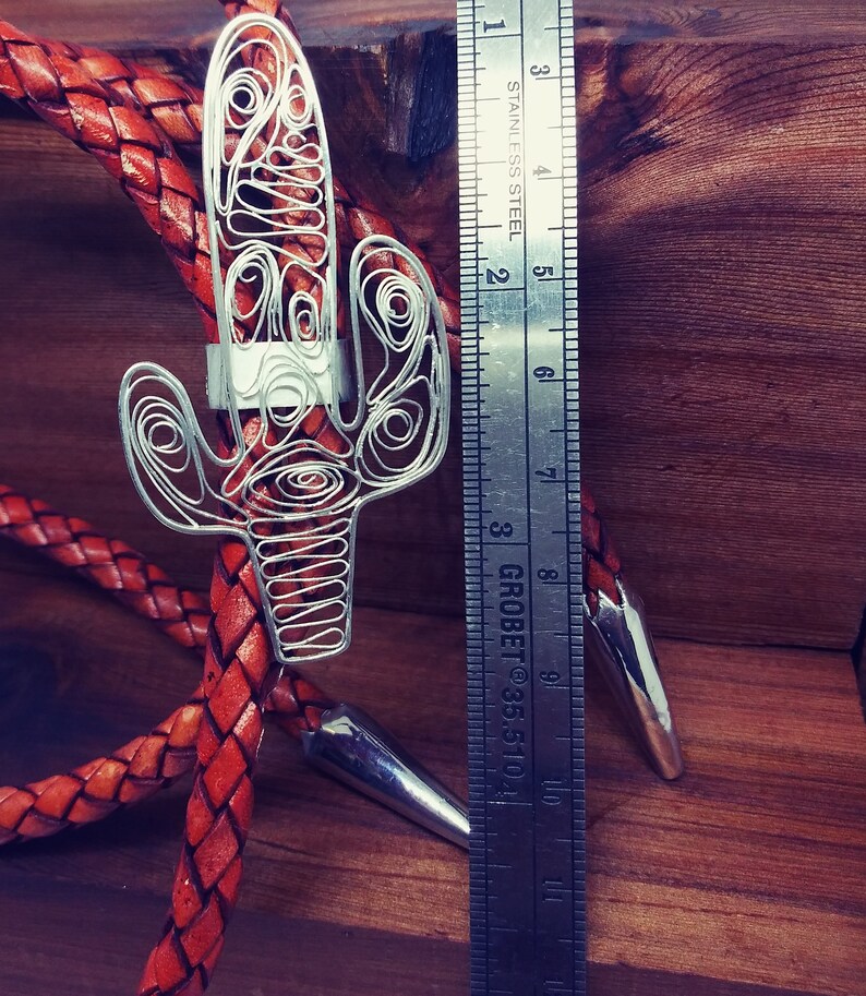 cactus bolo tie
