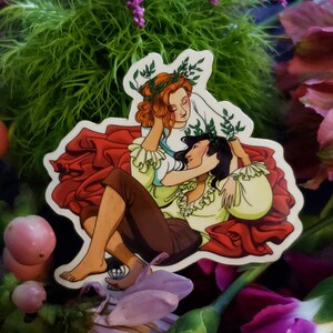 Lovers in Laurels (sticker)