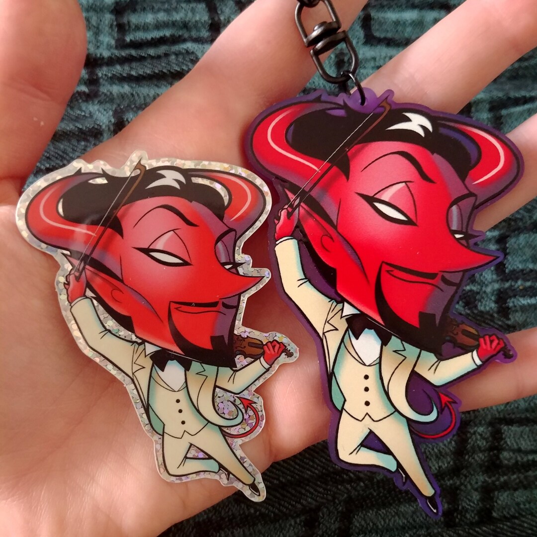 Luci Devil Fiddler Sticker & Keychain - Etsy