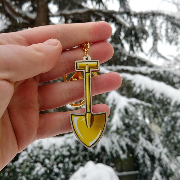 Shovel Keychain Etsy