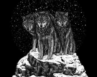 Wolves 8x10 Print