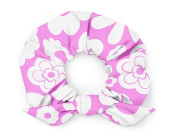 Cotton Candy Recycled Scrunchie