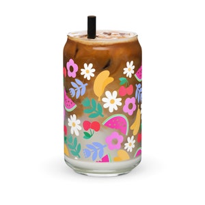 Fruitie Patootie Can-shaped glass