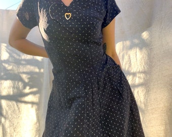 1950s heart dress