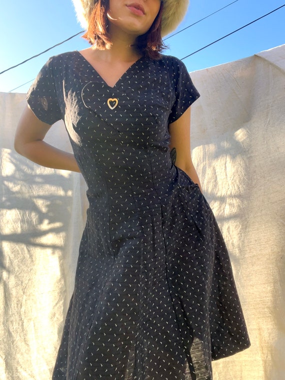 1950s heart dress