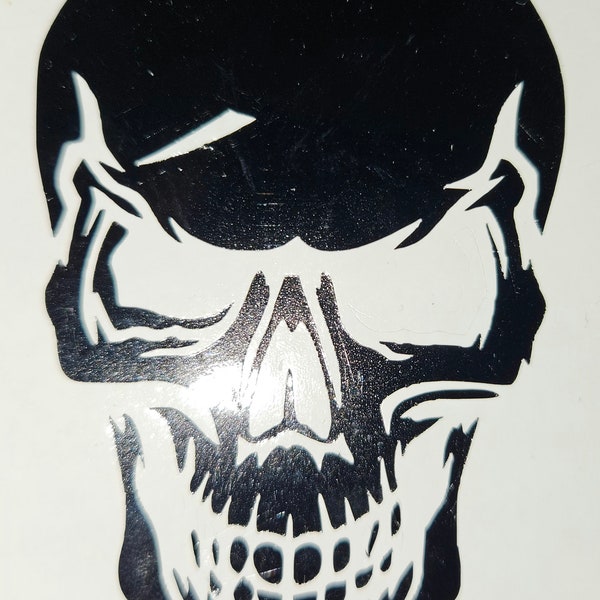 Helmet Skull Decal Sticker