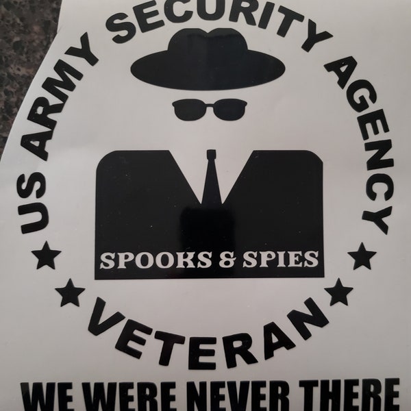 ASA Army Security Agency Decal