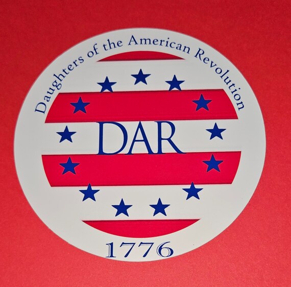 Daughters of the American Revolution Decal, Sticker