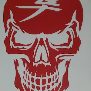 Suzuki Hayabusa Skull Decal