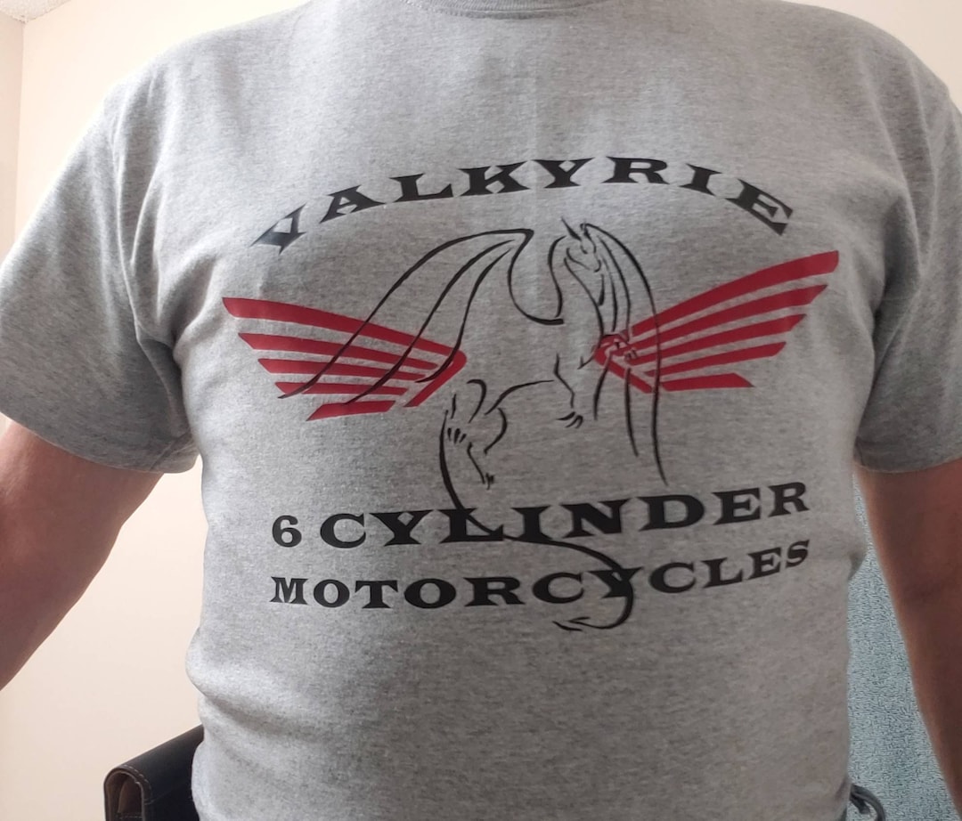 Biker T-shirt voor Valkyrie F6C Fans (2014-2019), 100% katoen