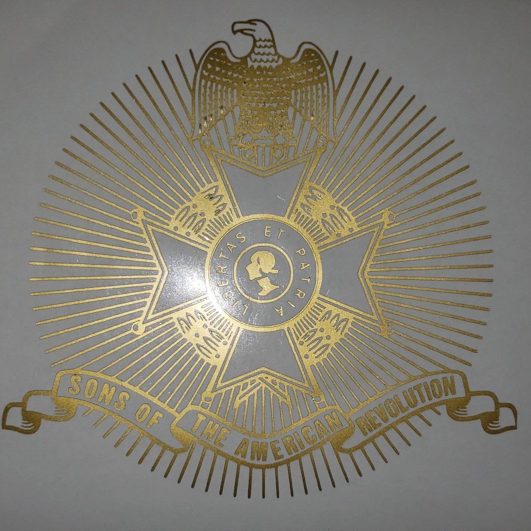 Sons of the American Revolution Decal - Etsy