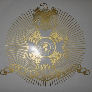 Sons Of The American Revolution Decal