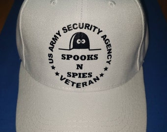 Army Security Agency Spooks N Spies Cap, ASA Hats