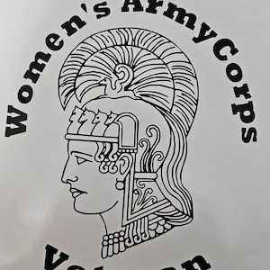 Women&#39;s Army Corps Decal Sticker