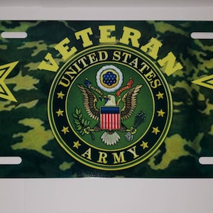U.S. Army License Plate