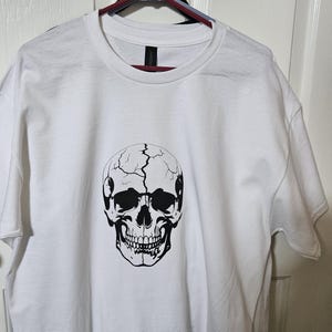 Skull White T Shirt