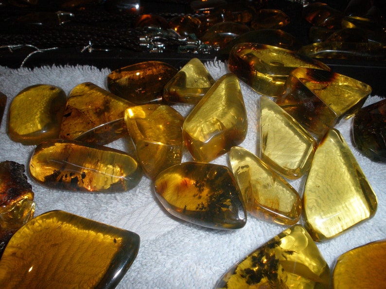 Natural Mexican amber Chiapas amber Wire wrap Amber piece
