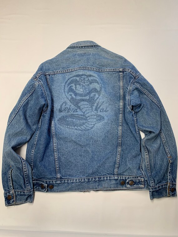 levi's customized jean jacket