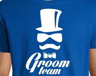 Groom team party t-shirts, bachelor party, t-shirts for man, gifts for him, groom squad tees