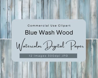 Blue wash hout digitaal papier, blauw geverfde planken textuurpakket, verouderde versleten vintage achtergrond, rustiek shabby chic plakboek, junk Journal JPG