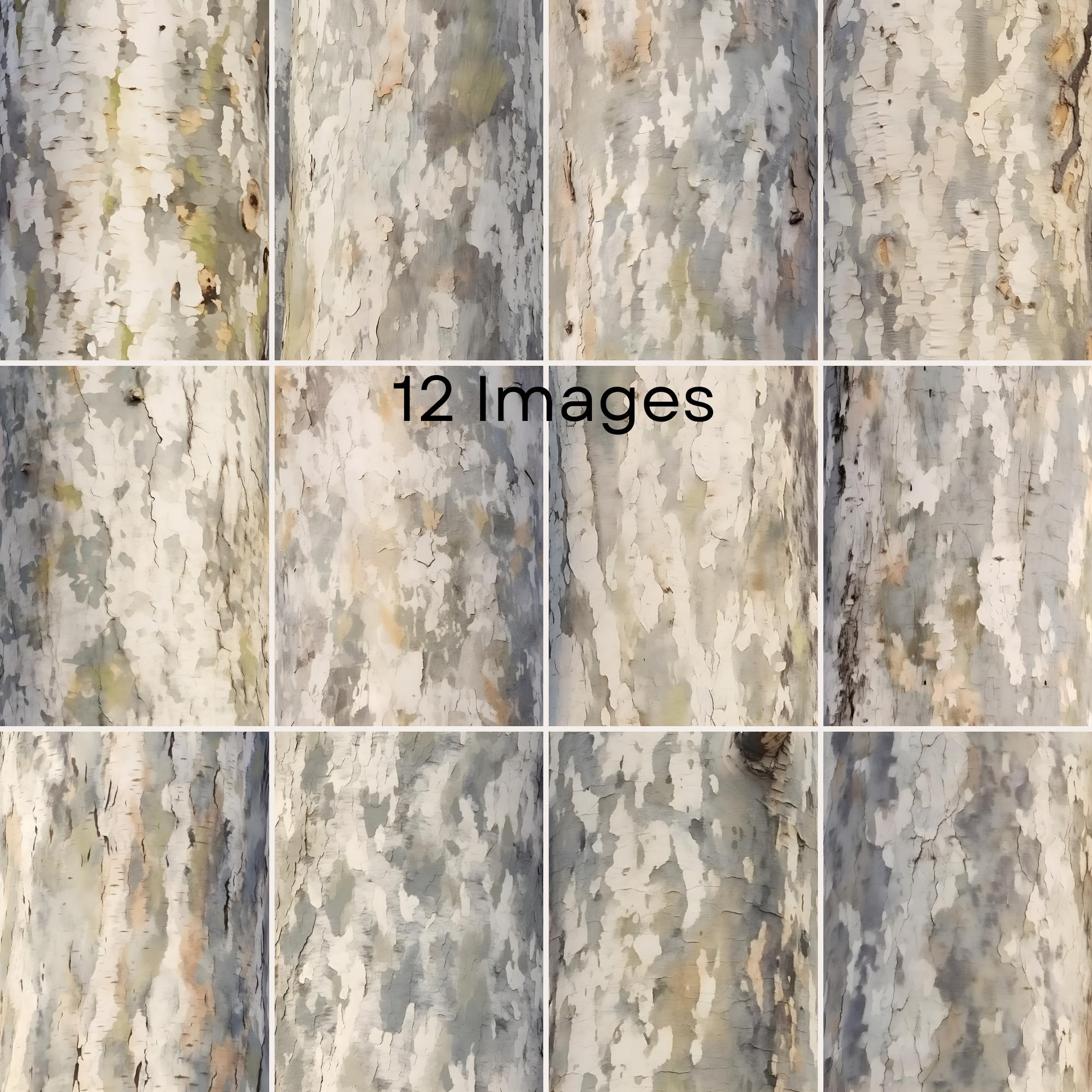Eucalyptus Bark Texture Digital Paper, Natural Spotted Gum Tree Pattern ...