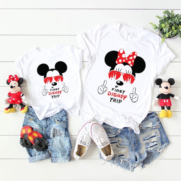 My First Disney Trip Vacation Shirts 2020, Personalized Mickey Mouse Ears Outfit, Birthday Shirts,Disney Matching All Family Shirts D5