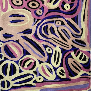 Rug, Wall Hanging, S, Wool, Aboriginal, Australia, Fair Trade, Anmanari Brown, Seven Sisters, Papulankutja, Ngaanyatjara, Living Room, Home