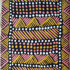 Rug, Wall Hanging, S, Wool, Aboriginal Design, Chainstitch, Australia, Fair Trade, Jilamara, Tiwi, Carol Puruntatameri, Munupi, Art, Living