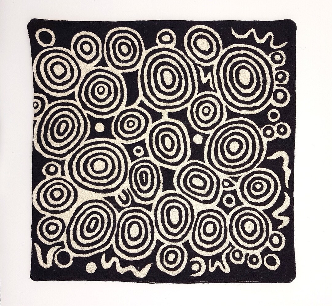 Donna Rioli Cushion Cover, 40 Cm, Aboriginal Design, Wool, Seven Sisters Story ...