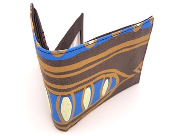 gift Linen Fabric Ladies Wallet Dilly Bags Australian Aboriginal Art Design souvenir Lindon Hand printed Injalak Arts