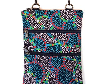 Serena, Seed Dreaming, Aboriginal Art, Small, Crossbody, Warlukurlangu Warlpiri, Yuendumu, Australian, Shoulder, Australia