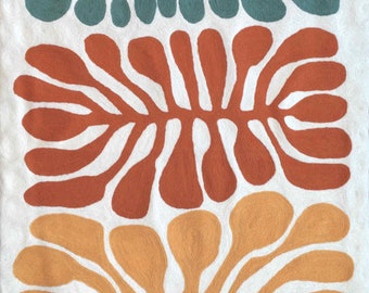 Rug, Wall Hanging, S, Wool, Aboriginal Design, Chainstitch, Australia, Many Trees, Mitjili Napurrula, Ikuntji Artists, Living Room, Home