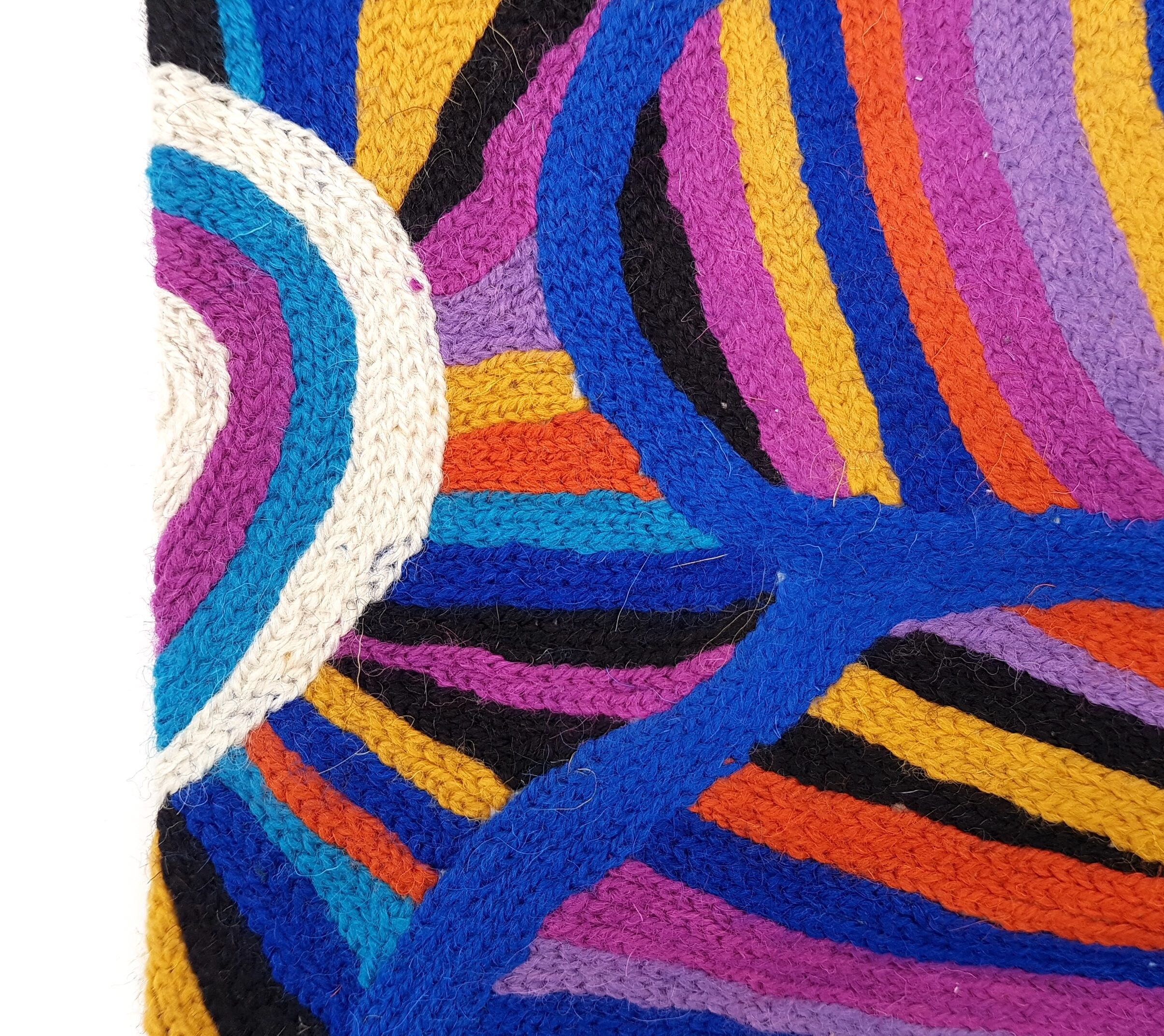 Donna Rioli Cushion Cover, 40 Cm, Aboriginal Art, Water Design, Chainstitch, Wool ...
