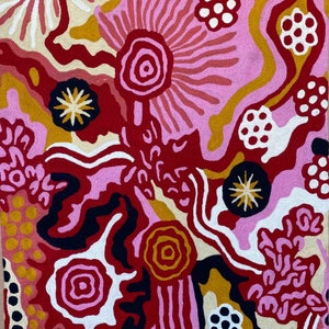 Rug, Wall Hanging, S, Wool, Aboriginal, Chainstitch, Australia, Fair Trade, Damien & Yilpi Marks, Living Room, Art, Home