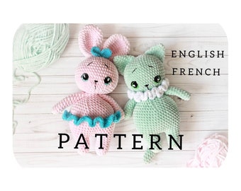 Pdf Crochet Pattern Jade Baby Bunny And Jen Baby Cat Amigurmi Pattern Amigurumi Tuto Crochet Doll Pattern Amigurumi Cat Pdf Patron Francais Paper Party Kids Craft Supplies Tools Pdf Crochet Pattern Jade Baby Bunny And Jen Baby Cat Amigurmi Pattern Amigurumi Tuto Crochet Doll Pattern Amigurumi Cat Pdf Patron Francais Paper Party Kids Craft Supplies Tools