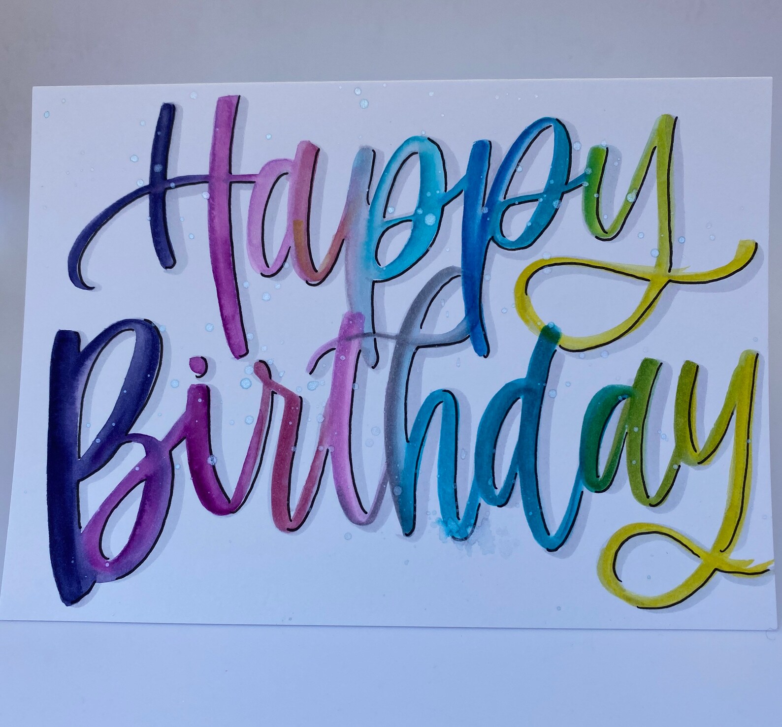 Happy Birthday Cards Personalized Card Etsy