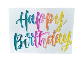 Happy Birthday SVG, Birthday Svg, Invitations Svg, Birthday Png, Dxf, Eps, Happy Svg, Cricut Cut File, Birthday Invitations, Birthday Banner