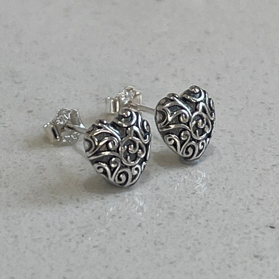 Pandora regal heart earrings deals