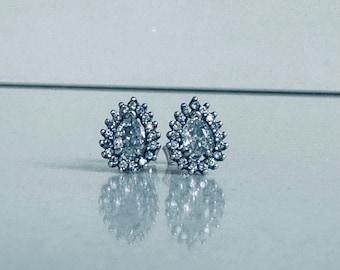 Pandora Sparkling Pear Stud Earrings - NEW 2026