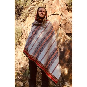 Tribal Shawl - Himalayan Shawl - Ethnic Shawl - Embroidered Shawl - Large Oversized Shawl