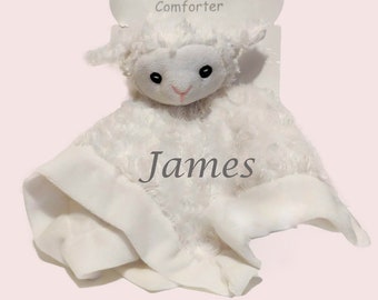 lamb baby comforter