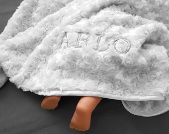 Cream Stars Super Soft /& Fluffy Large Patterned Baby Blanket