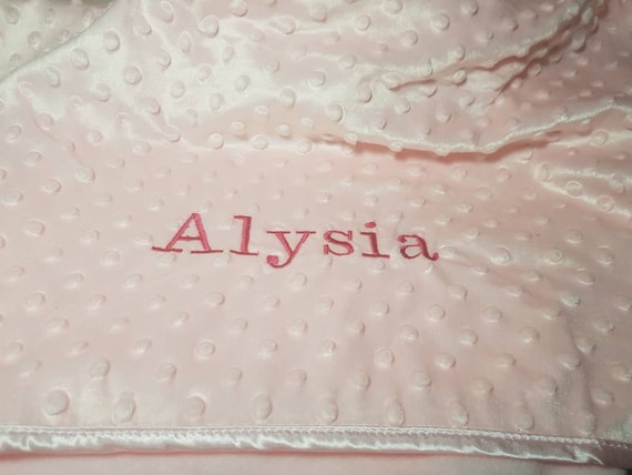 Luxurious Birth Details Baby Blanket Embossed Rosebud Blue Boy Newborn Gift