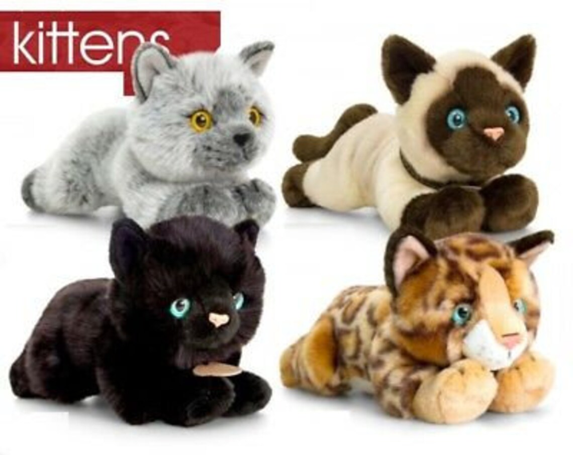 Signature Cuddle Kittens soft stuffed cat keel toys 25cm Etsy
